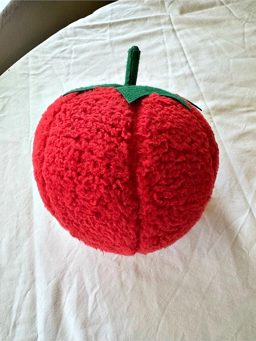 Bullseye's Playground Tomato 🍅 Shaped Plush Sherpa Novelty Pillow